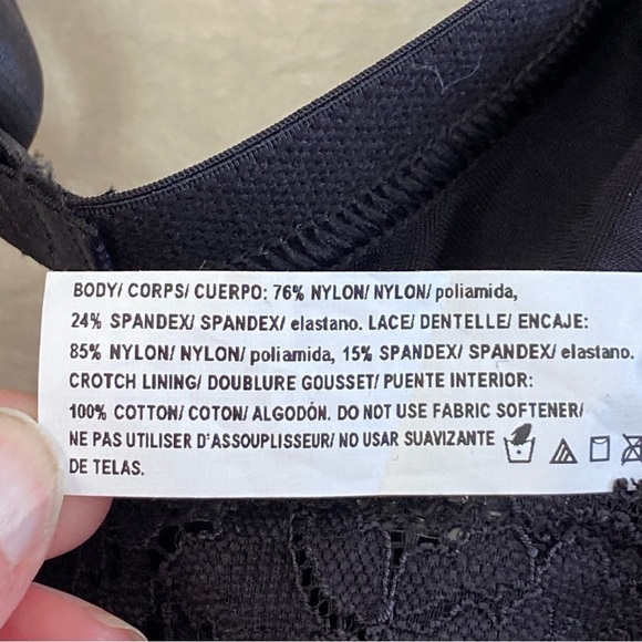 NWT MAIDENFORM / Women's Flexees Embellished Firm Control Bodysuit Size 36C - Picture 5 of 9